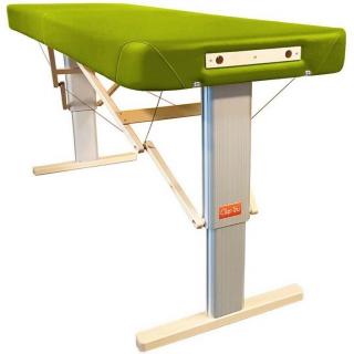 Összecsukható elektromos masszázságy CLAP TZU Linea Wellness Méretek: 192 x 80 cm, Szín: PU - zöld (grass), Tartozékok: hálózati tápellátás +…