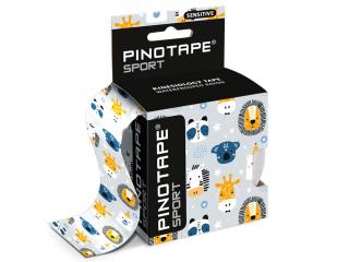 Pino Tape Sensitive kineziológiai tapasz érzékeny bőrre - gyermek motívum Szín: Zoo