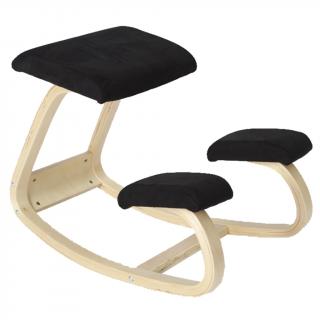 RENAR egyensúlyfejlesztő ergonomikus térdeplőszék Szín: fekete