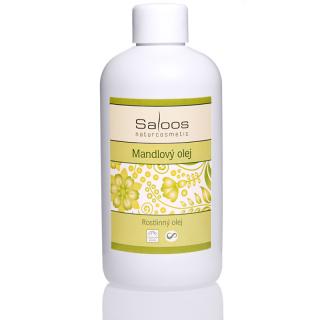 SALOOS mandula olaj - tiszta növényi bio masszázsolaj és testolaj  250 ml / 500 ml / 1000 ml Kiszerelés: 250 ml