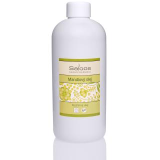 SALOOS mandula olaj - tiszta növényi bio masszázsolaj és testolaj  250 ml / 500 ml / 1000 ml Kiszerelés: 500 ml