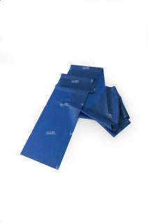 SISSEL® Fitband erősítő fitness gumiszalag edzéshez  200 x 7,5 cm / 250 x 15 cm / 500 x 14,5 cm Méret: 14,5 cm x 5 m, Szín: kék