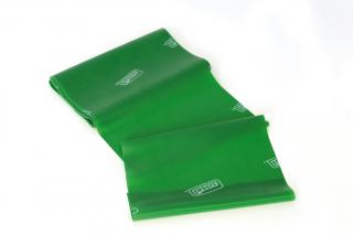 SISSEL® Fitband erősítő fitness gumiszalag edzéshez  200 x 7,5 cm / 250 x 15 cm / 500 x 14,5 cm Méret: 15 cm x 2,5 m, Szín: zöld