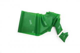 SISSEL® Fitband erősítő fitness gumiszalag edzéshez  200 x 7,5 cm / 250 x 15 cm / 500 x 14,5 cm Méret: 7,5 cm x 2 m, Szín: zöld