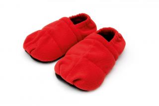 SISSEL® Linum Relax Comfort melegítő papucs Méret: L/XL (41-45), Szín: piros