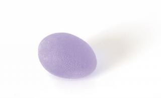 SISSEL® PRESS EGG rehabilitációs tojás a kéz és ujjak erősítésre  ajándék ismertető a gyakorlatokról Szín: lila (közepes ellenállás)