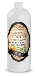 TOMFIT alap masszázs emulzió - illatmentes (1000ml)