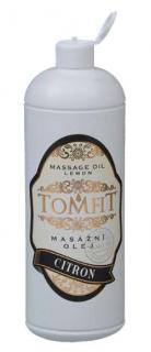 TOMFIT masszázs olaj - citromos  1000 ml