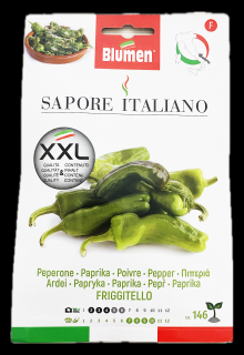 Blumen Olasz ízek Friggitello zöldpaprika, Capsicum annuum L., APULIA régió