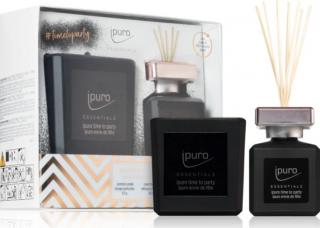 ipuro Essentials pálcás illatosító &amp; illatgyertya - time to party 50ml/125g