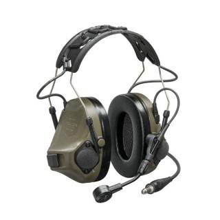 3M Peltor ComTac VIII MT14H418A-86 GN, 4-pin NATO fejhallgató lövészethez