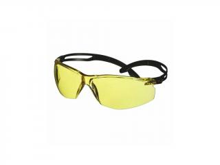 3M SecureFit 500 sárga szemüveg, fekete szegéllyel SF503SGAF-BLK