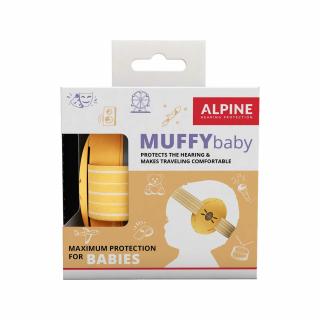 Alpine Muffy Baby hallásvédő babáknak Szín: Sárga