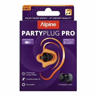 Alpine PartyPlug Pro Natural Hallásvédő 21 dB – 1 pár Szín: Fekete