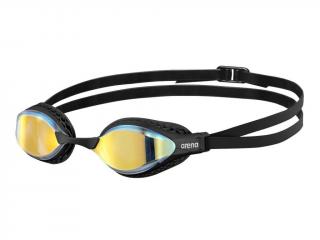 Arena Air-Speed Mirror - úszószemüveg felnőtteknek Szín: Sárga / fekete / fekete