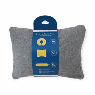 Be relax 3in1 Flexi rest utazópárna mikrogranulátumból Szín: Szürke