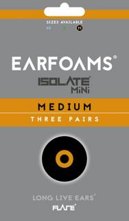 Earfoams® Isolate MiNi cserepárnák – 3 pár Méret: M