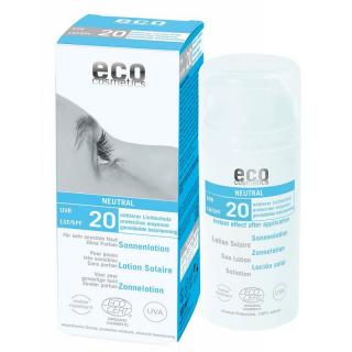 Eco Cosmetics Fényvédőkrém Neutral parfümmentes SPF 20 BIO (100ml)