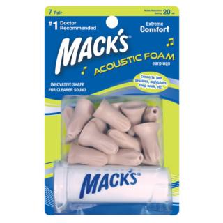 Mack's Acoustic Foam™  Habfüldugók Mennyiség a csomagban: 7 pár