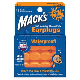 Mack's formázható füldugók gyermekeknek Mennyiség a csomagban: 6 pár
