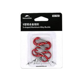 Naturehike S-Type kemping karabiner Termékváltozat: 4 cm / 4 darab