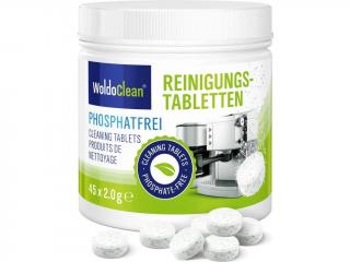 WoldoClean Tisztító tabletta kávéfőzőgépekhez, foszfát nélkül 45 db.