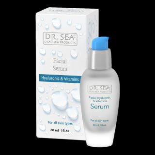 Arcszérum hialuronsavval és tengeri vitaminokkal - 30ml - Dr. Sea