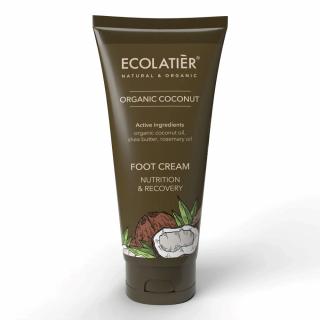 Bio kókuszos regeneráló lábkrém - 100 ml -Ecolatier