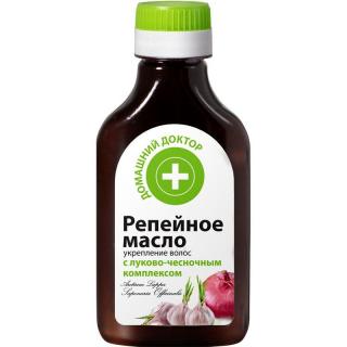 Bojtorjánolaj hajra, erősítő hagymával és fokhagymával - 100ml - Házi orvos