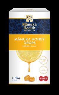 Citrom ízű cukorkák Manuka mézzel MGO™ 400+, 65g Súly: 65 g