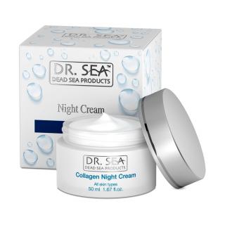 Éjszakai bőrápoló krém kollagénnel - 50 ml - Dr. Sea