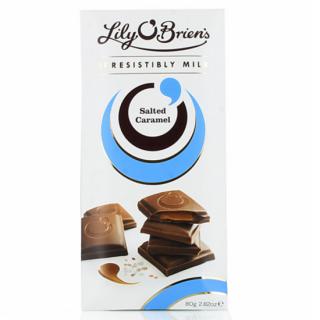 LilyO'Brien's tejcsokoládé lágy, himalájai sós karamellel töltve 80 g
