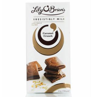 LilyO'Brien's tejcsokoládé ropogós karamell darabokkal és tengeri sóval 80 g