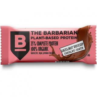 A Barbarian Protein Bar csokoládéval bevont mogyoró és csipkebogyó, 68 g  Protein Bar