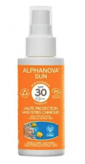 Alphanova fényvédő spray MINI SPF 30, ORGANIC, 50 g