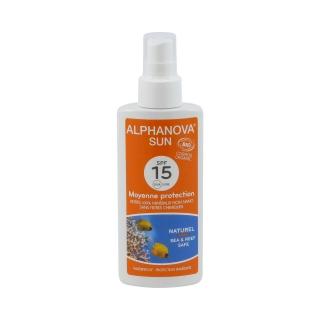 Alphanova - fényvédő spray SPF 15 BIO, 125 ml  Expirace 1/2023