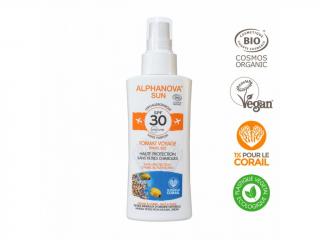 Alphanova utazási fényvédő spray SPF 30, 90 g BIO