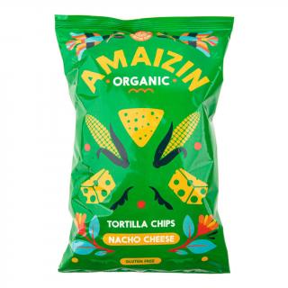 AMAIZIN Nacho kukorica chips sajt ízzel, 150 g, BIO  * BE-BIO-02 certifikát