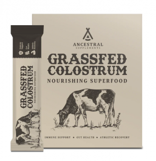 Ancestral Supplements, Grass-fed Beef Colostrum, marha kolosztrum, 30 tasak  Étrend-kiegészítő