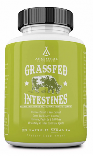Ancestral Supplements, Grass-fed Intestines, egészséges bélrendszer, 180 kapszula, 30 adag  Étrend-kiegészítő