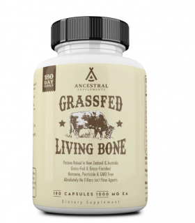 Ancestral Supplements, Grass-fed Living Bone, csontok egészsége, 180 kapszula, 180 adag  Étrend-kiegészítő