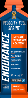 Applied Nutrition Endurance Sprint Isotonic Energy Gel + koffein, Energy gél koffeinnel, narancs, 60 g  Étrend-kiegészítő