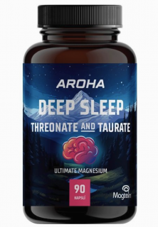 Aroha Deep Sleep Treonát és Taurát, Magnézium Treonát és Taurát, 90 kapszula