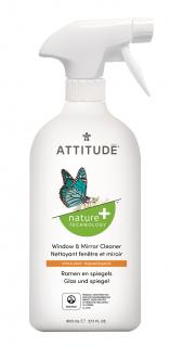 Attitude - Üveg- és tükörtisztító citromhéj illattal, 800ml