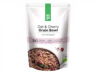 AUGA Bio Grain Bowl gluténmentes zabpehelyből és cseresznyéből chili paprikával, 250 g  *CZ-BIO-001 tanúsítvány