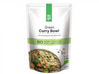 AUGA Bio Green Curry Bowl zöld curry fűszerekkel, mungóbabbal és fekete rizzsel, 283g  *CZ-BIO-001 tanúsítvány