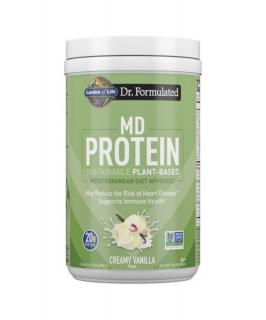 Az élet kertje – Dr. Formulált MD Protein Fenntartható növényi alapú vanília (növényi fehérje, vanília), 840g