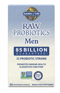 Az élet kertje, nyers probiotikus férfiak, probiotikumok férfiaknak, 85 milliárd, 31 probiotikus törzs, 90 kapszula