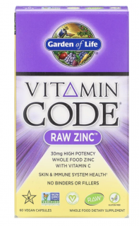 Az élet kertje vitamin kód RAW cink 30mg (cink + C-vitamin) - 60 kapszula