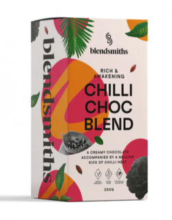 Blendsmiths Chilli csokoládékeverék, csokoládé és chili, oldható keverék, 250 g